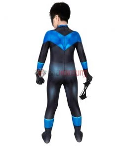 OneHeroSuits Expert-level Cosplay Bodysuit & Zentai Kids Nightwing Cosplay Suit Creative Gifts For Children
