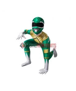 OneHeroSuits Kids Green Power Ranger Cosplay Suit Expert-level Cosplay Bodysuit & Zentai 26 OneHeroSuits Kids Green Power Ranger Cosplay Suit Expert-level Cosplay Bodysuit & Zentai