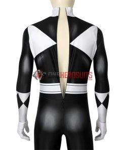 OneHeroSuits Black Power Rangers Suit Power Ranger Black Spandex Cosplay Costume