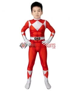 OneHeroSuits Kids Red Power Ranger Cosplay Suit Christmas Gifts For Children Expert-level Cosplay Bodysuit & Zentai 27 OneHeroSuits Kids Red Power Ranger Cosplay Suit Christmas Gifts For Children Expert-level Cosplay Bodysuit & Zentai