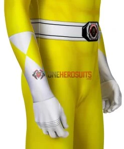 OneHeroSuits Yellow Power Ranger Suit Spandex Power Rangers Costumes Printed Edition Expert-level Cosplay Bodysuit & Zentai 26 OneHeroSuits Yellow Power Ranger Suit Spandex Power Rangers Costumes Printed Edition Expert-level Cosplay Bodysuit & Zentai