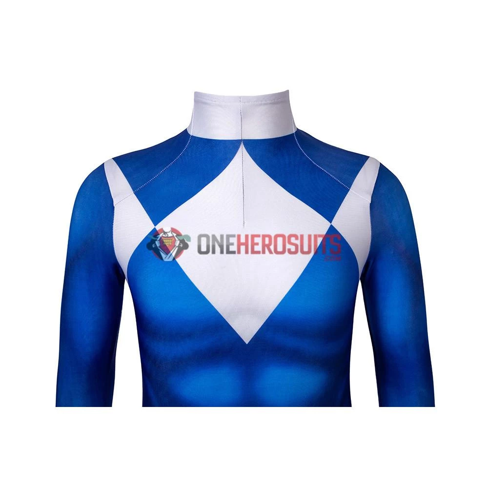 OneHeroSuits Kids Blue Power Ranger Cosplay Suit Gifts For Children Expert-level Cosplay Bodysuit & Zentai 11 OneHeroSuits Kids Blue Power Ranger Cosplay Suit Gifts For Children Expert-level Cosplay Bodysuit & Zentai
