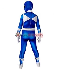 OneHeroSuits Kids Blue Power Ranger Cosplay Suit Gifts For Children Expert-level Cosplay Bodysuit & Zentai 27 OneHeroSuits Kids Blue Power Ranger Cosplay Suit Gifts For Children Expert-level Cosplay Bodysuit & Zentai