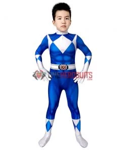 OneHeroSuits Kids Blue Power Ranger Cosplay Suit Gifts For Children Expert-level Cosplay Bodysuit & Zentai 18 OneHeroSuits Kids Blue Power Ranger Cosplay Suit Gifts For Children Expert-level Cosplay Bodysuit & Zentai