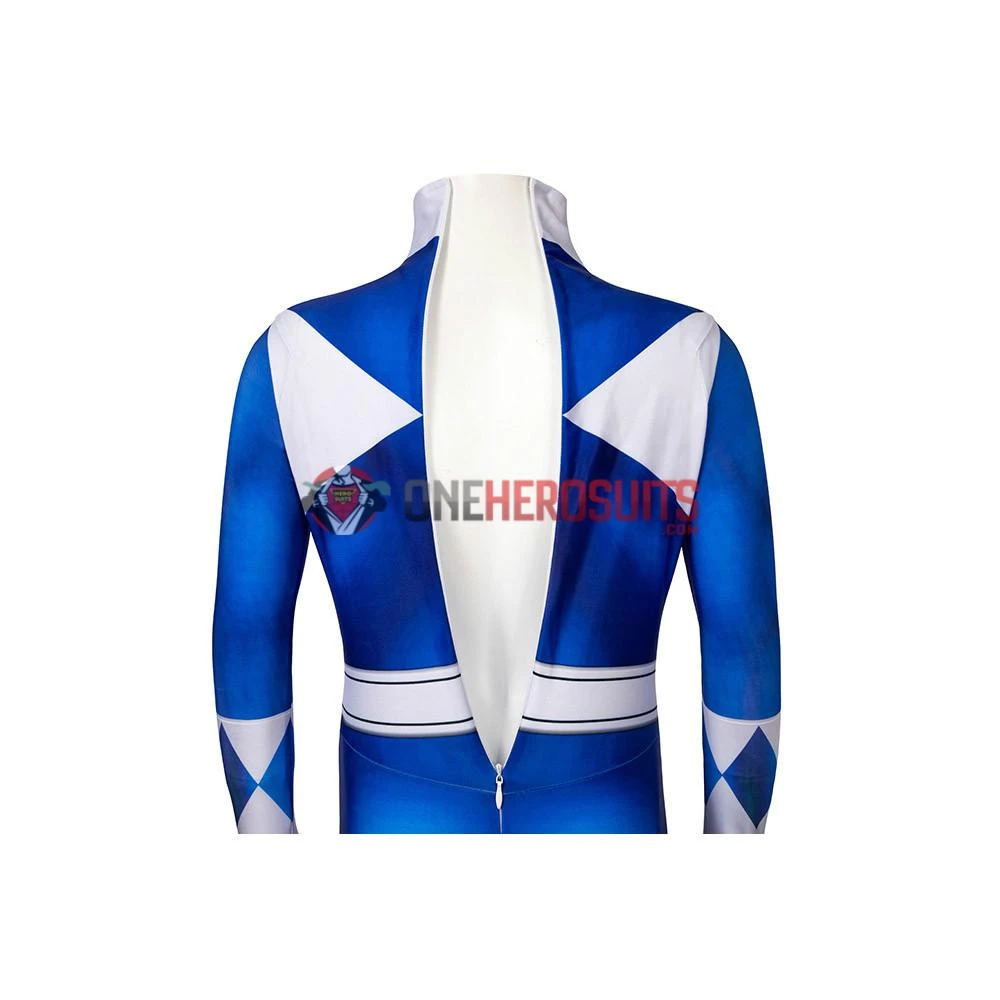 OneHeroSuits Kids Blue Power Ranger Cosplay Suit Gifts For Children Expert-level Cosplay Bodysuit & Zentai 9 OneHeroSuits Kids Blue Power Ranger Cosplay Suit Gifts For Children Expert-level Cosplay Bodysuit & Zentai