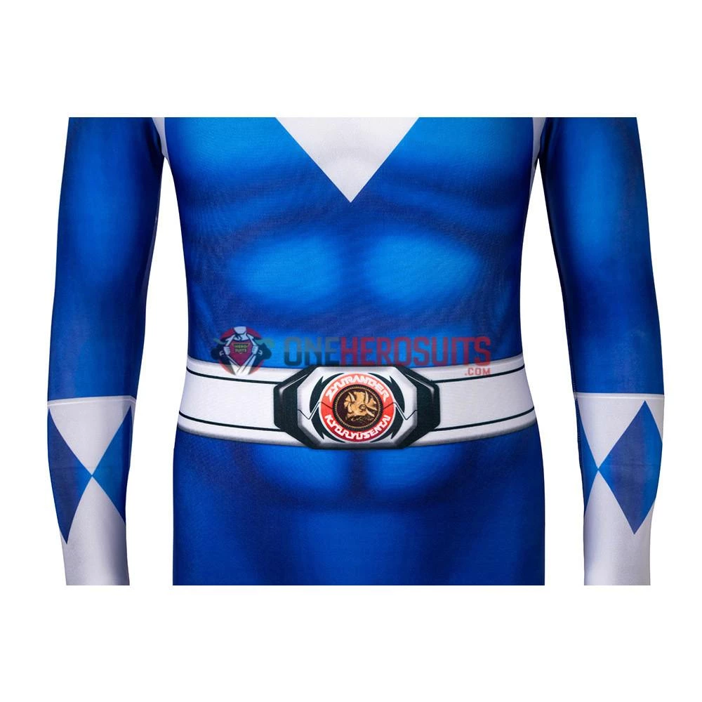 OneHeroSuits Kids Blue Power Ranger Cosplay Suit Gifts For Children Expert-level Cosplay Bodysuit & Zentai 10 OneHeroSuits Kids Blue Power Ranger Cosplay Suit Gifts For Children Expert-level Cosplay Bodysuit & Zentai