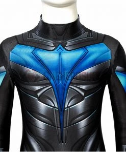 OneHeroSuits Gifts For Kids Titans Cosplay Suit Children Nightwing Blue Cosplay Bodysuit