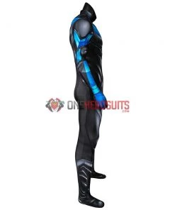 OneHeroSuits Titans Nightwing Cosplay Costume Detail Printed Spandex Suit Expert-level Cosplay Bodysuit & Zentai
