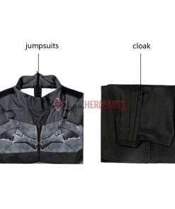OneHeroSuits Expert-level Cosplay Bodysuit & Zentai The Batman 2021 Cosplay Costume Printed Suit Detail Edition