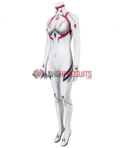 OneHeroSuits Expert-level Cosplay Bodysuit & Zentai Neon Genesis Evangelion Asuka Langley Cosplay Suit Spandex Edition