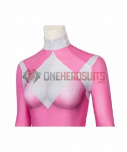 OneHeroSuits Expert-level Cosplay Bodysuit & Zentai Pink Power Rangers Cosplay Suit Pink Ranger Spandex Cosplay Costume