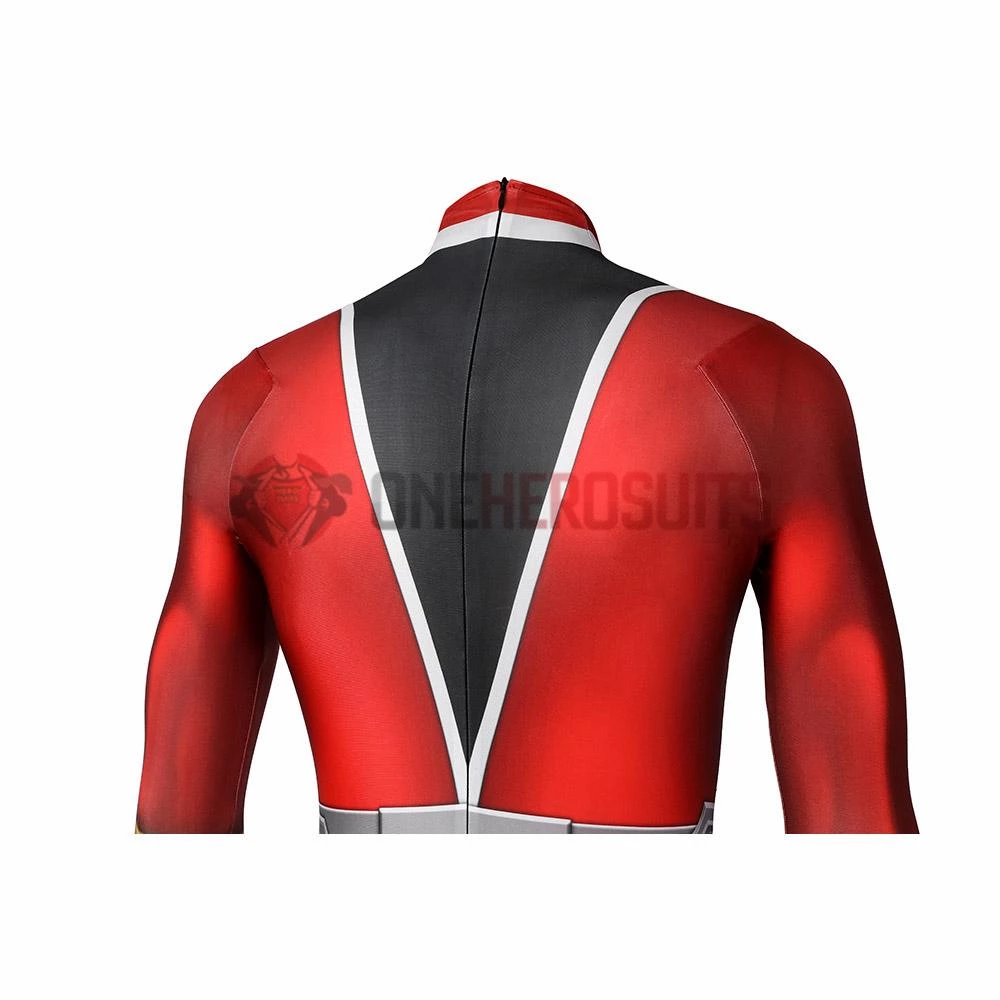 1herosuits The Red Ranger Cosplay Costume KISHIRYU SENTAI RYUSOULGER Spandex Suit Costumes 10 1herosuits The Red Ranger Cosplay Costume KISHIRYU SENTAI RYUSOULGER Spandex Suit Costumes