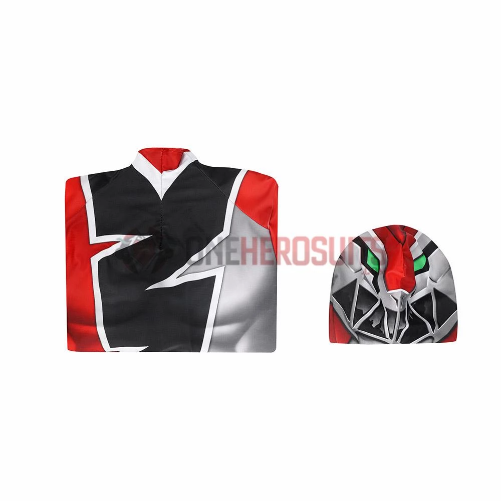 1herosuits The Red Ranger Cosplay Costume KISHIRYU SENTAI RYUSOULGER Spandex Suit Costumes 3 1herosuits The Red Ranger Cosplay Costume KISHIRYU SENTAI RYUSOULGER Spandex Suit Costumes