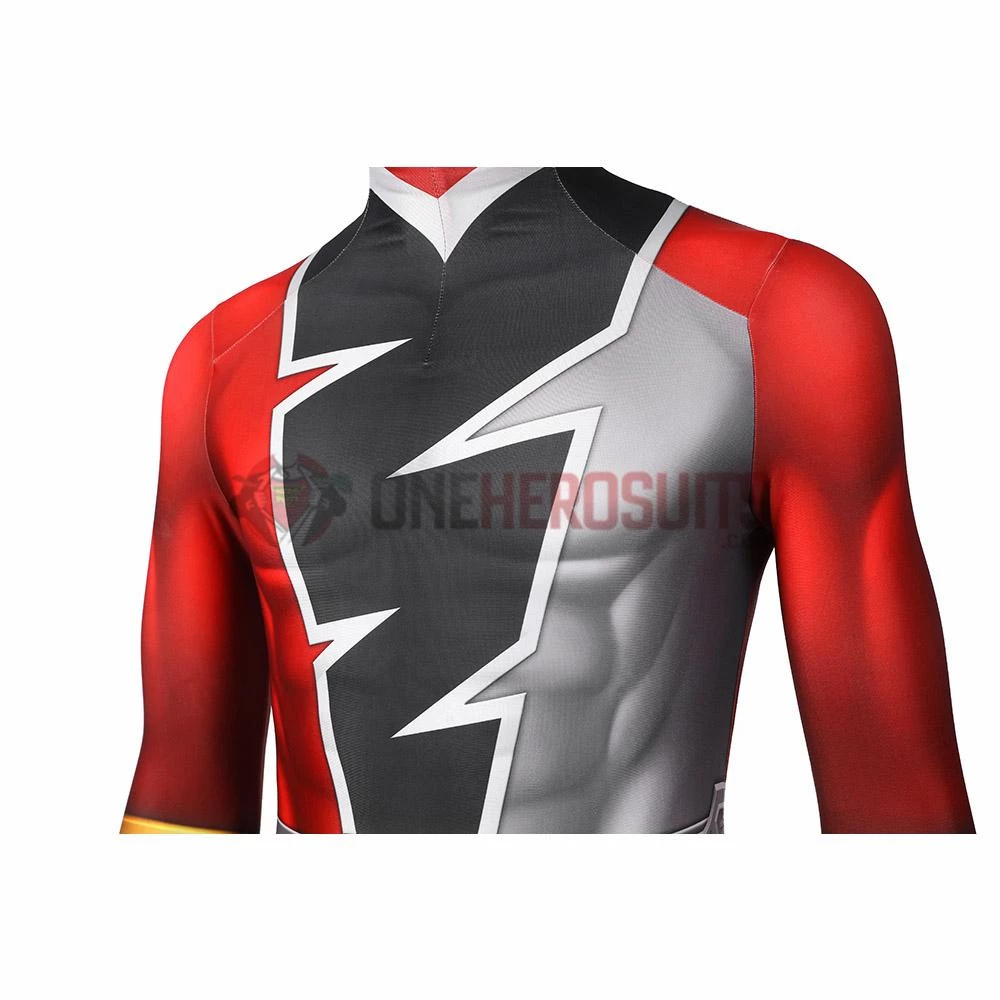 1herosuits The Red Ranger Cosplay Costume KISHIRYU SENTAI RYUSOULGER Spandex Suit Costumes 9 1herosuits The Red Ranger Cosplay Costume KISHIRYU SENTAI RYUSOULGER Spandex Suit Costumes