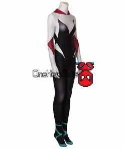 OneHeroSuits Gwen Stacy Suit Into The Spider-Verse Spider-Gwen Cosplay Costume Zentai/Jumpsuit 17 OneHeroSuits Gwen Stacy Suit Into The Spider-Verse Spider-Gwen Cosplay Costume Zentai/Jumpsuit