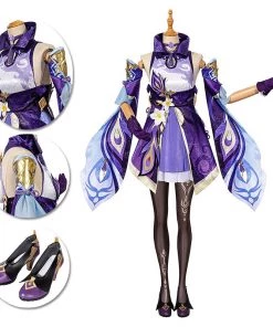 OneHeroSuits Keqing Cosplay Costumes Genshin Impact Female Cosplay Suit