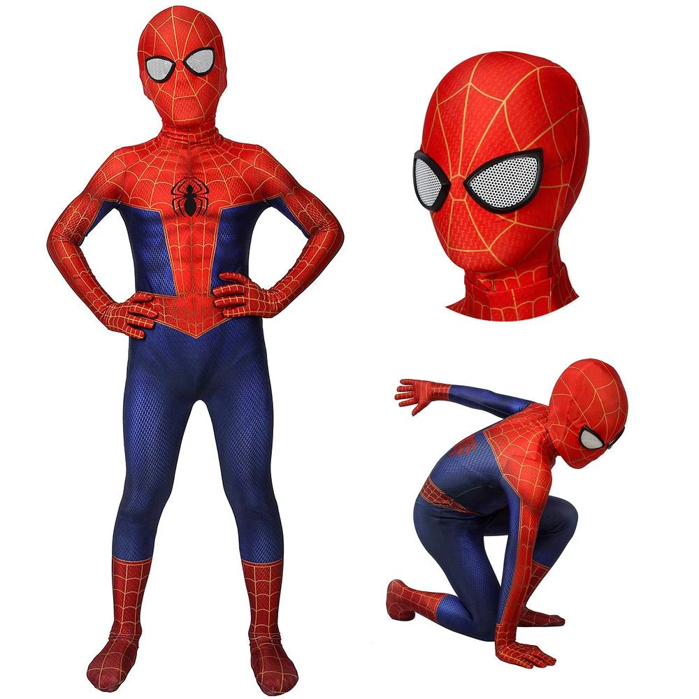 OneHeroSuits Zentai/Jumpsuit Kids Spider-man Suit Into The Spider-Verse Peter Parker Cosplay Costumes For Children