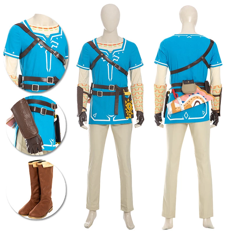 OneHeroSuits Link Cosplay Costumes The Legend Of Zelda Breath Of The Wild Top Level Suit 1 OneHeroSuits Link Cosplay Costumes The Legend Of Zelda Breath Of The Wild Top Level Suit