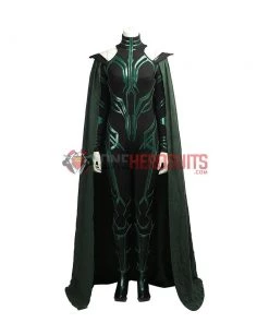 OneHeroSuits Hela Cosplay Costumes Thor Ragnarok Cosplay Suits Black Chest Version