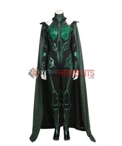 OneHeroSuits Hela Cosplay Costumes Thor Ragnarok Cosplay Suits Green Chest Version