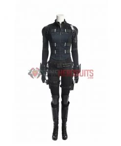 OneHeroSuits Costumes Black Widow Cosplay Boots Classic Avengers Natasha Black Shoes