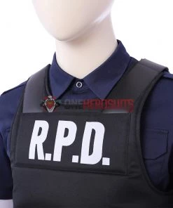 OneHeroSuits Leon Scott Kennedy Cosplay Costumes Resident Evil 2 Remake R.P.D. Suit