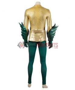 OneHeroSuits Aquaman Cosplay Costumes King Of The Seven Seas Golden Suits