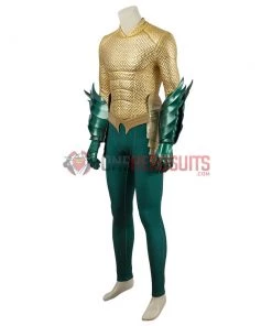 OneHeroSuits Aquaman Cosplay Costumes King Of The Seven Seas Golden Suits
