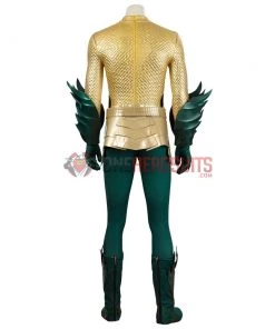 OneHeroSuits Aquaman Cosplay Costumes King Of The Seven Seas Golden Suits