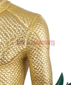 OneHeroSuits Aquaman Cosplay Costumes King Of The Seven Seas Golden Suits