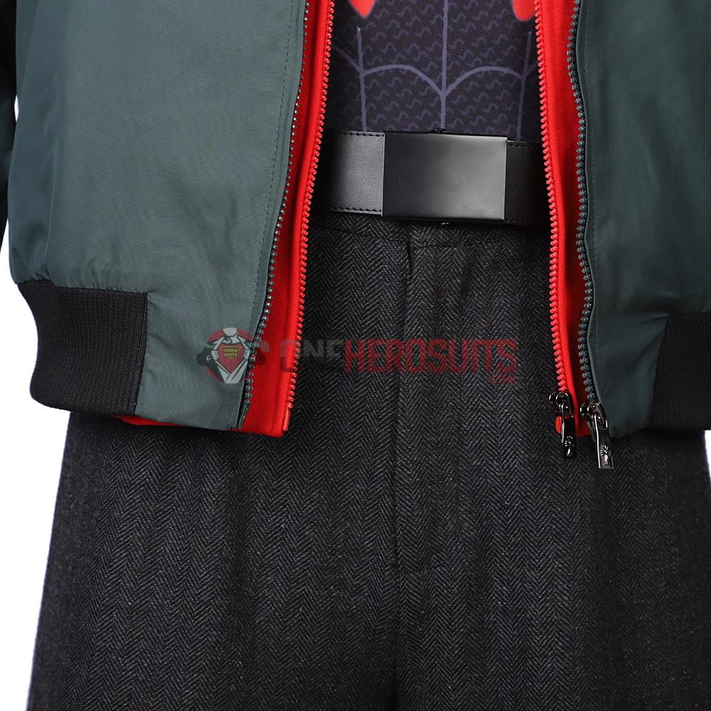 OneHeroSuits Miles Morales Cosplay Costumes Spider Man Into The Spider Verse Miles Green Coat 12 OneHeroSuits Miles Morales Cosplay Costumes Spider Man Into The Spider Verse Miles Green Coat