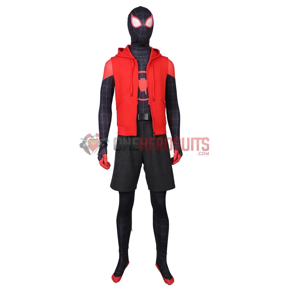 OneHeroSuits Miles Morales Cosplay Costumes Spider Man Into The Spider Verse Miles Green Coat 14 OneHeroSuits Miles Morales Cosplay Costumes Spider Man Into The Spider Verse Miles Green Coat
