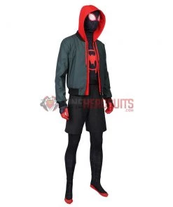 OneHeroSuits Miles Morales Cosplay Costumes Spider Man Into The Spider Verse Miles Green Coat 24 OneHeroSuits Miles Morales Cosplay Costumes Spider Man Into The Spider Verse Miles Green Coat
