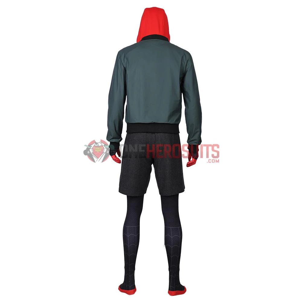 OneHeroSuits Miles Morales Cosplay Costumes Spider Man Into The Spider Verse Miles Green Coat 5 OneHeroSuits Miles Morales Cosplay Costumes Spider Man Into The Spider Verse Miles Green Coat
