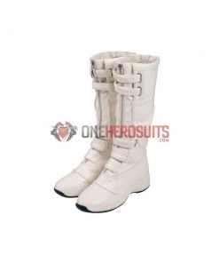 OneHeroSuits Black Widow 2020 Cosplay Boots Natasha White Cosplay Shoes Movie Level Costumes