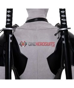 OneHeroSuits X-Force Deadpool Costume White Leather Deadpool Cosplay Suit