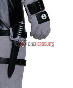 OneHeroSuits X-Force Deadpool Costume White Leather Deadpool Cosplay Suit