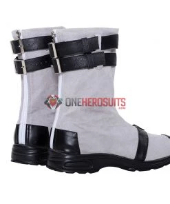 OneHeroSuits X-Force Deadpool Boots White Leather Deadpool Cosplay Shoes Costumes