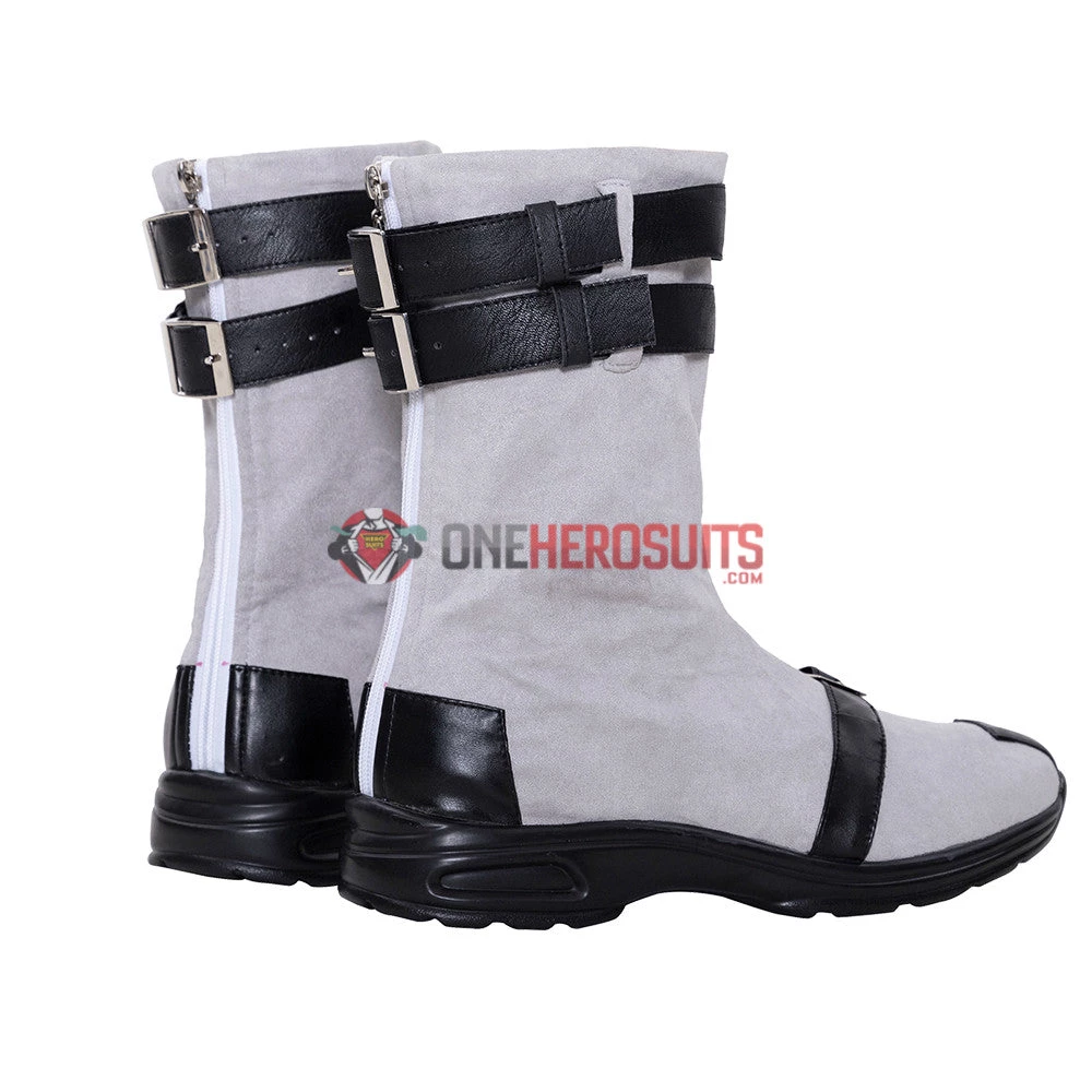 OneHeroSuits X-Force Deadpool Boots White Leather Deadpool Cosplay Shoes Costumes 2 OneHeroSuits X-Force Deadpool Boots White Leather Deadpool Cosplay Shoes Costumes