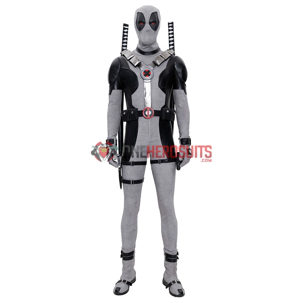 OneHeroSuits X-Force Deadpool Boots White Leather Deadpool Cosplay Shoes Costumes 6 OneHeroSuits X-Force Deadpool Boots White Leather Deadpool Cosplay Shoes Costumes