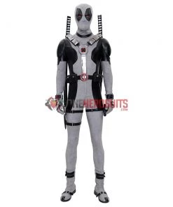 OneHeroSuits X-Force Deadpool Costume White Leather Deadpool Cosplay Suit