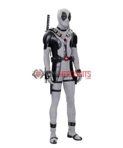 OneHeroSuits X-Force Deadpool Costume White Leather Deadpool Cosplay Suit