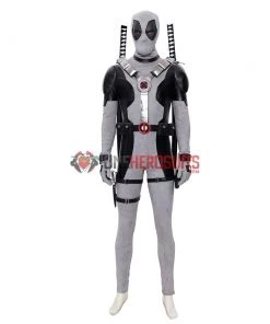 OneHeroSuits X-Force Deadpool Costume White Leather Deadpool Cosplay Suit