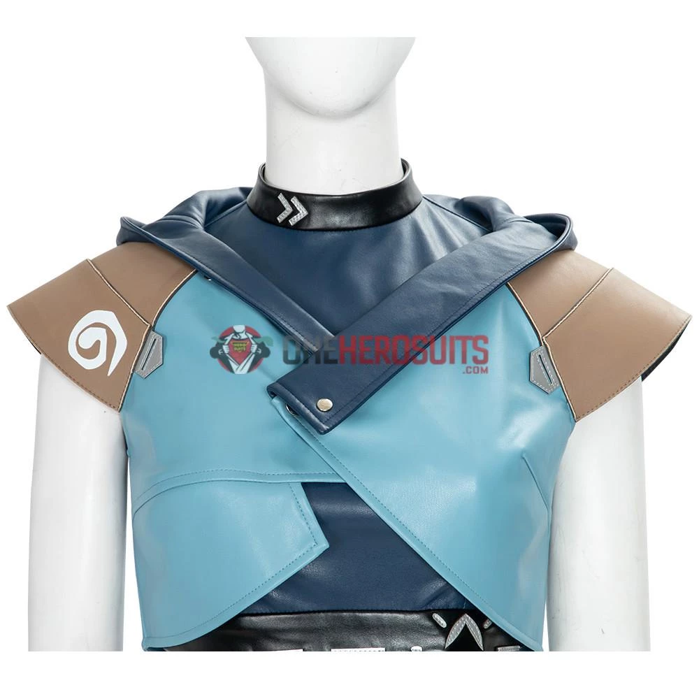 OneHeroSuits Valorant Jett Cosplay Costumes Movie Level 3 OneHeroSuits Valorant Jett Cosplay Costumes Movie Level