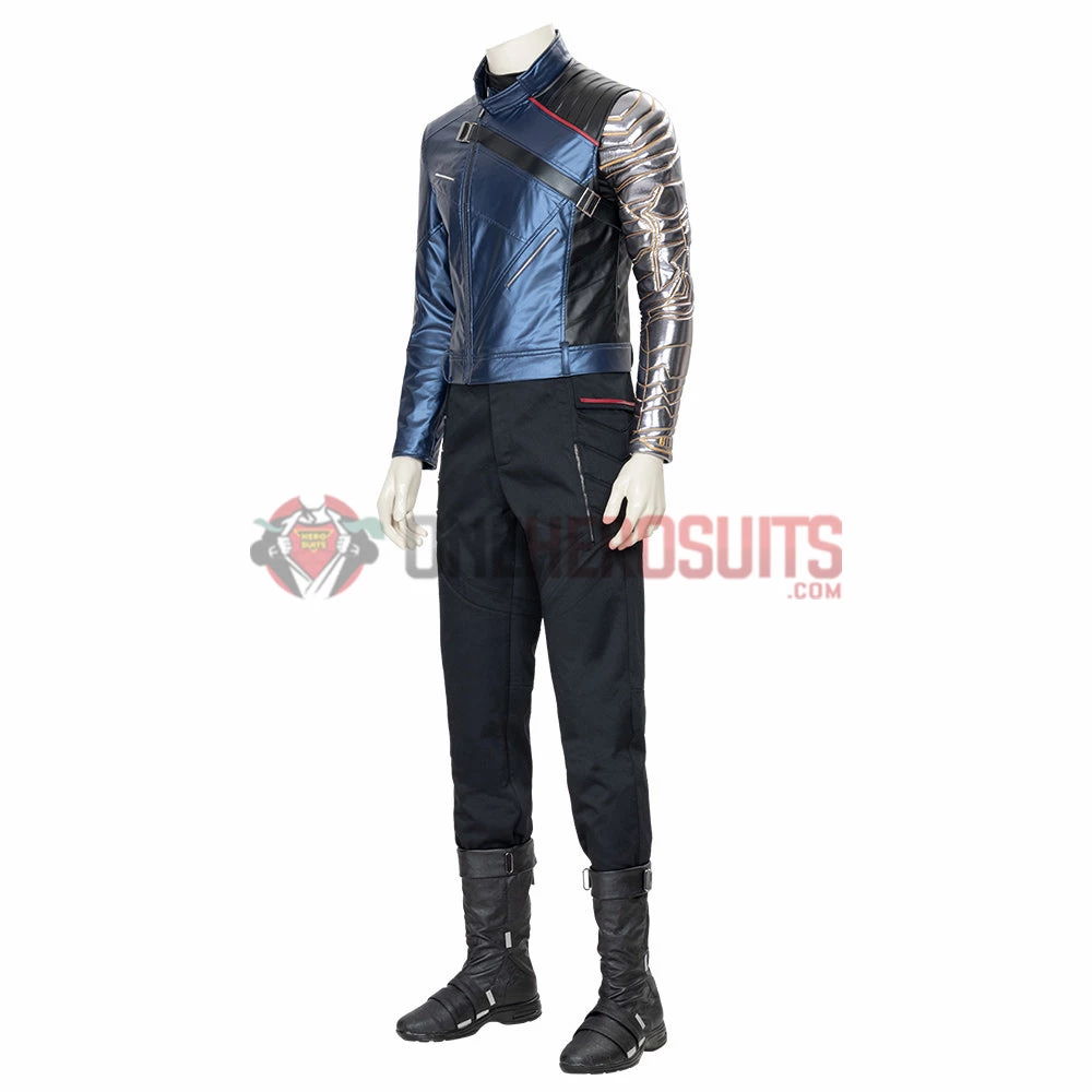 OneHeroSuits The Falcon And The Winter Soldier Cosplay Costumes The Winter Soldier Leather Suit 6 OneHeroSuits The Falcon And The Winter Soldier Cosplay Costumes The Winter Soldier Leather Suit