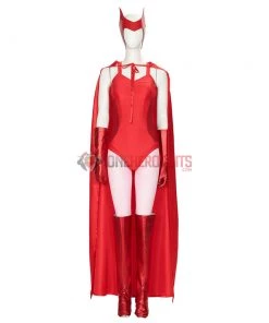 2021 WandaVision Wanda Cosplay Costume OneHeroSuits