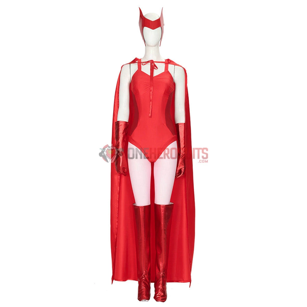 2021 WandaVision Wanda Cosplay Costume OneHeroSuits 2 2021 WandaVision Wanda Cosplay Costume OneHeroSuits