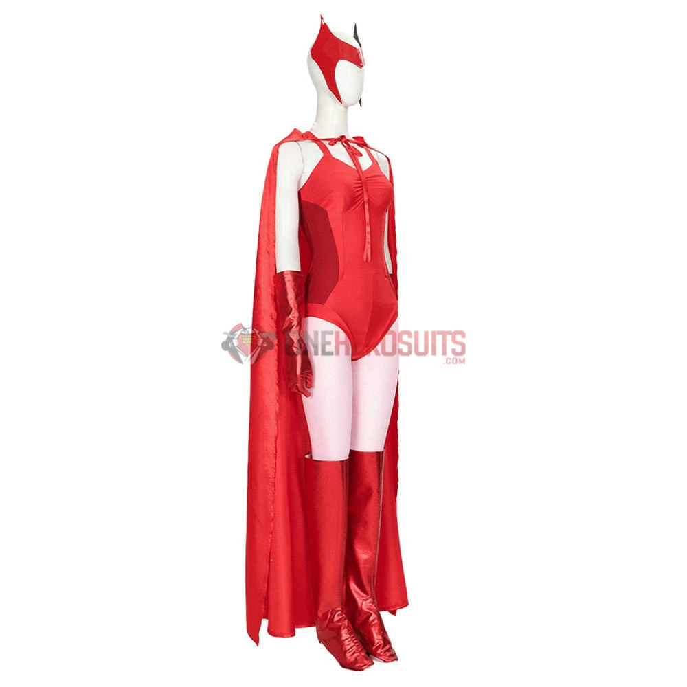 2021 WandaVision Wanda Cosplay Costume OneHeroSuits 5 2021 WandaVision Wanda Cosplay Costume OneHeroSuits