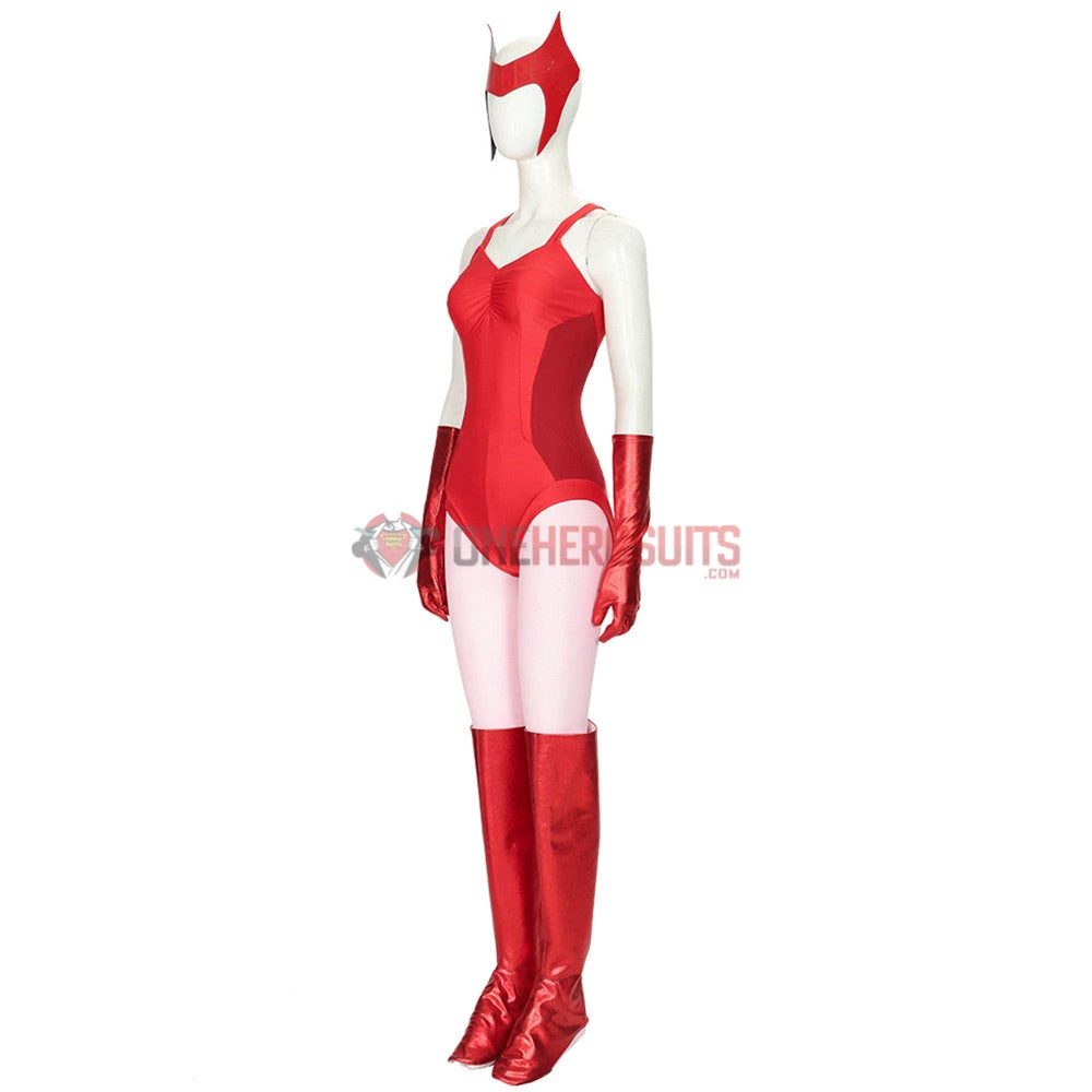 2021 WandaVision Wanda Cosplay Costume OneHeroSuits 7 2021 WandaVision Wanda Cosplay Costume OneHeroSuits