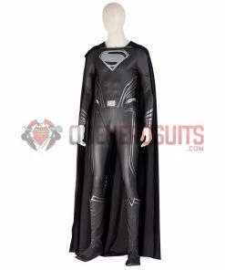 Justice League Superman Cosplay Costumes Superman Black OneHeroSuits